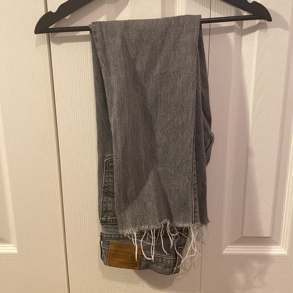 Washed straight wedge Levi jeans - Picture 2 of 4